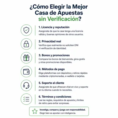 casas de apuestas sin verificación