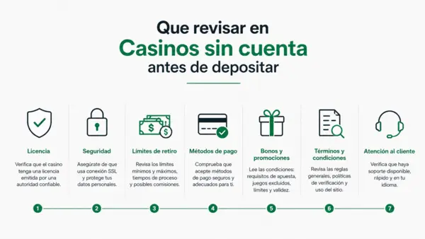casinos sin cuenta